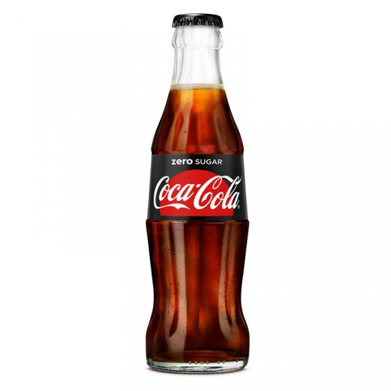 Krat Coca Cola Light glas CF Beaumont Koffie Limburg